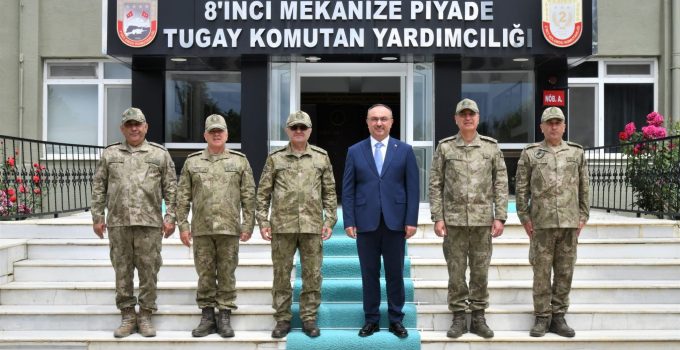Vali Soytürk’ten Orgeneral Tokel’e Ziyaret
