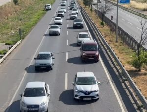Bayram Dönüşü Trafik Yoğunluğu