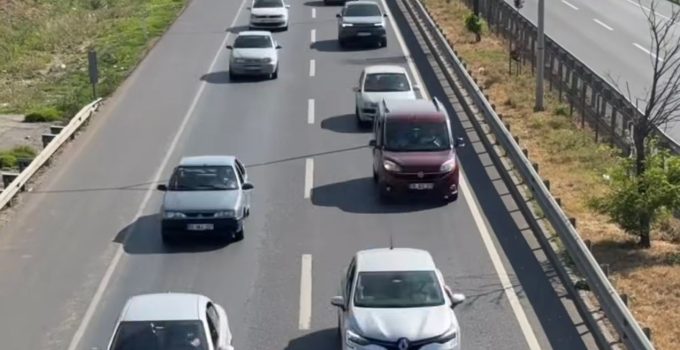 Bayram Dönüşü Trafik Yoğunluğu