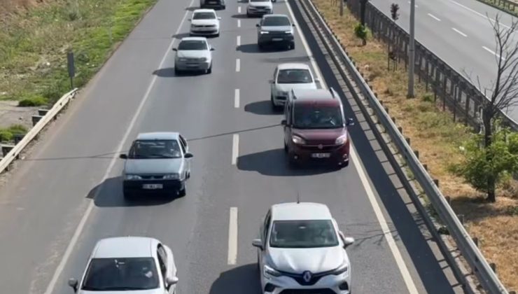 Bayram Dönüşü Trafik Yoğunluğu