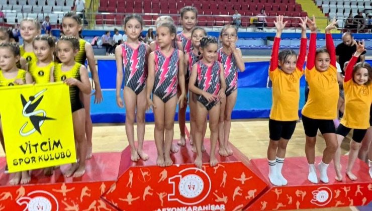 Süleymanpaşa’nın Minik Cimnastikçileri Türkiye Şampiyonu Oldu