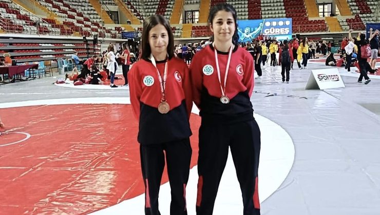 Süleymanpaşalı Kız Güreşçilerden Gururlandıran Başarı!