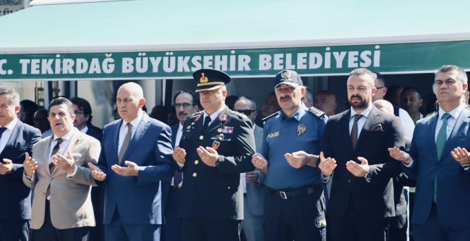 15 Temmuz’da Tekirdağ’da Şehitler Dualarla Anıldı