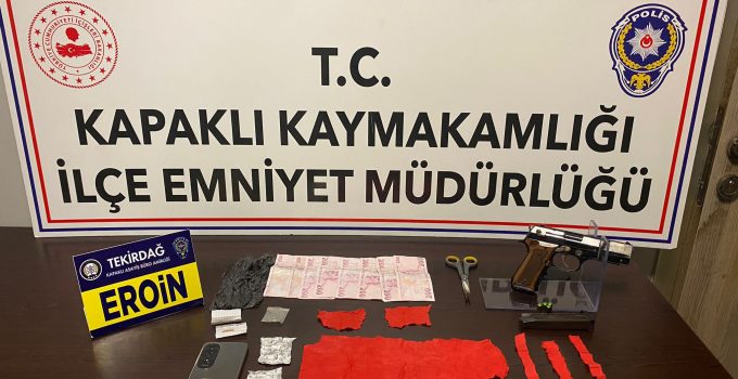 Tekirdağ’da Zehir Tacirlerine Geçit Yok