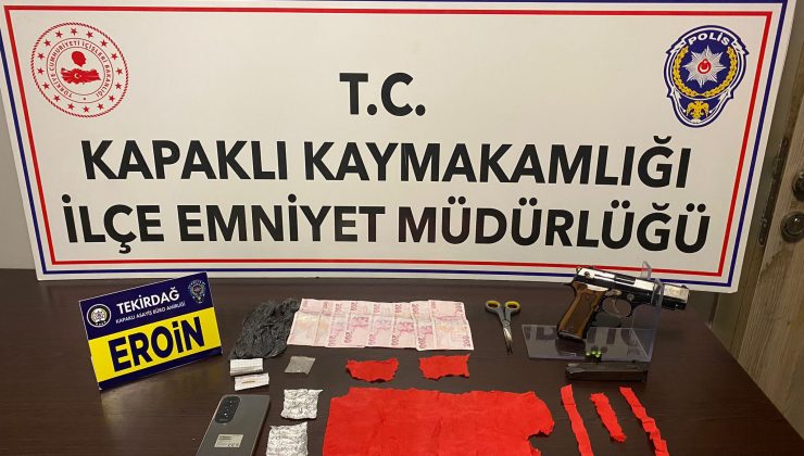 Tekirdağ’da Zehir Tacirlerine Geçit Yok