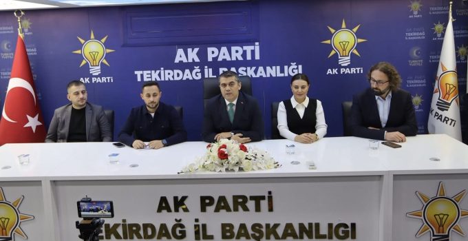 AK Parti Tekirdağ’da 133 Bin Üyeyle Tarihi Rekora Ulaştı