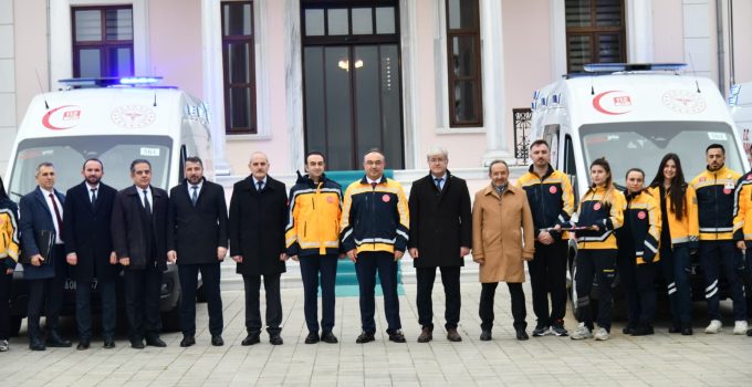 Tekirdağ’a 6 Yeni Ambulans Tahsis Edildi