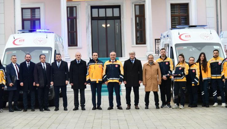 Tekirdağ’a 6 Yeni Ambulans Tahsis Edildi