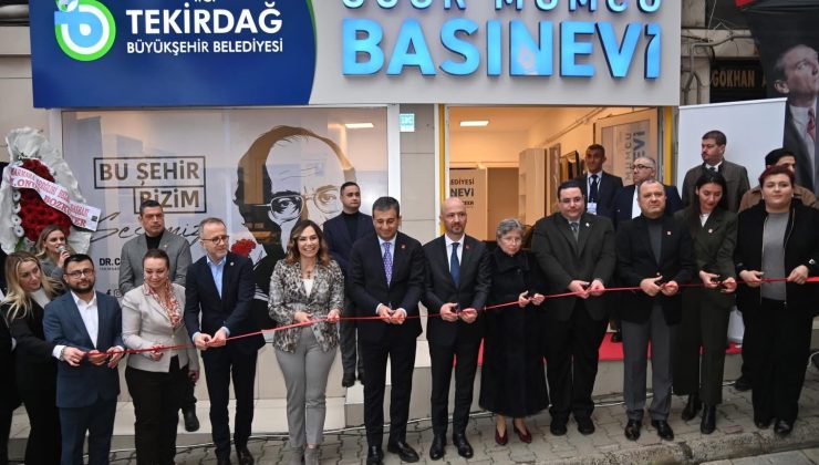 Tekirdağ Büyükşehir Belediyesi’nden Uğur Mumcu Basın Evi