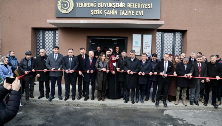 KAPAKLI’DA DAYANIŞMANIN ADRESİ ŞEFİK ŞAHİN TAZİYE EVİ AÇILDI