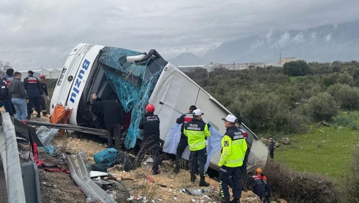 Tekirdağ–Antalya Yolcu Otobüsü Şarampole Devrildi: 9 Kişi Hayatını Kaybetti