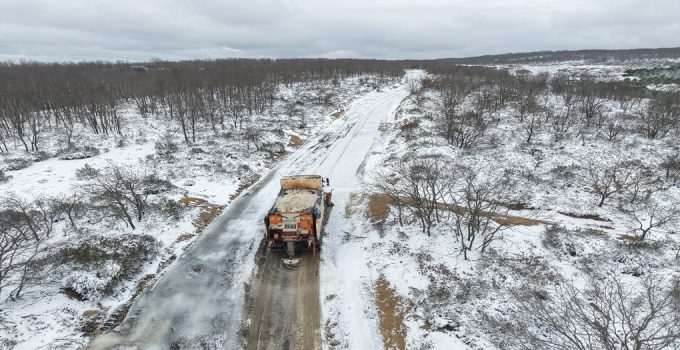 BÜYÜKŞEHİR’DEN KAR SEFERBERLİĞİ