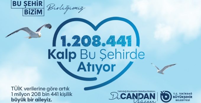 CANDAN BAŞKAN: “TEKİRDAĞ BÜYÜYOR, HİZMET KALİTEMİZ ARTIYOR”