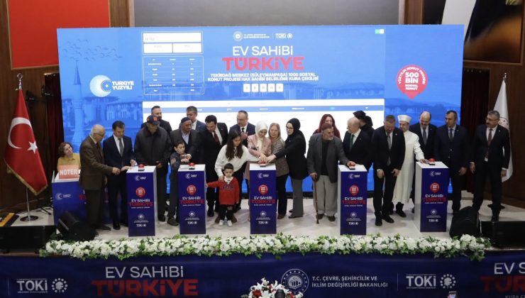 Tekirdağ’da 6 Bin 865 Konut İçin Kura Çekildi