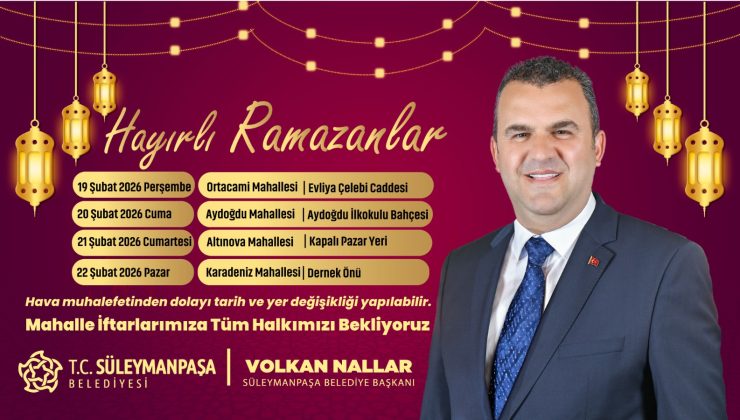 Halk Sofraları Kuruluyor, Ramazan Bereketi Mahallelere Yayılıyor