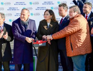 Çorlu Sebze-Meyve Hali’nin Temeli Atıldı