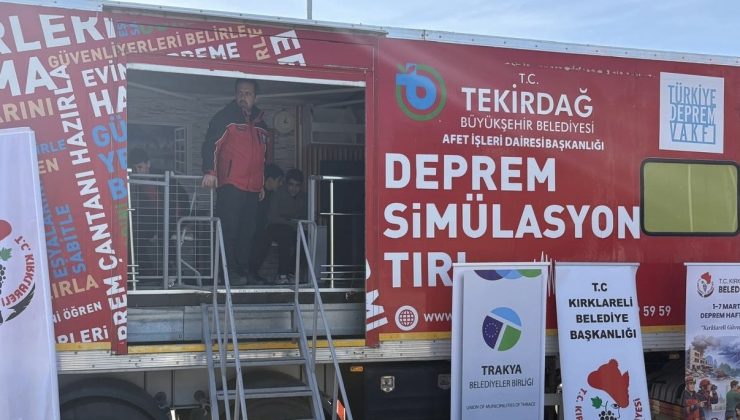 DEPREM HAFTASI’NDA AFET BİLİNCİ SEFERBERLİĞİ