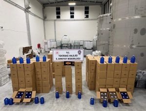 Ergene’de Kaçak İçki Operasyonu