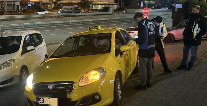Tekirdağ’da Ticari Taksilere Sıkı Denetim