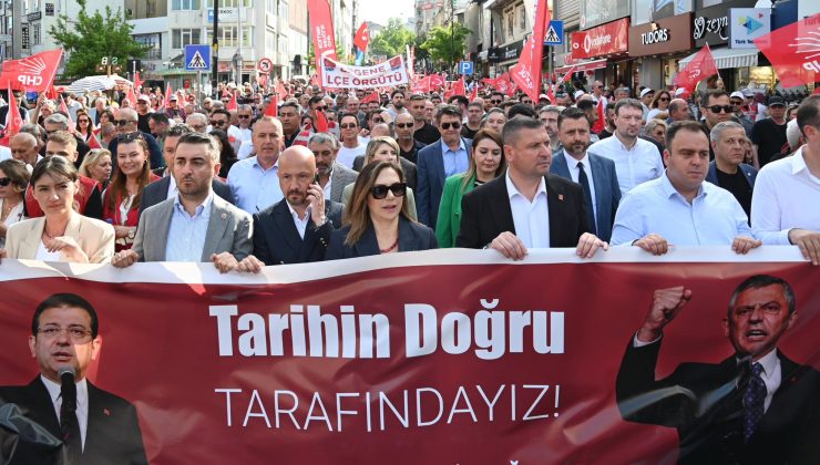 CHP’liler Tekirdağ’da “Mutlak Butlan” Kararına Karşı Yürüdü