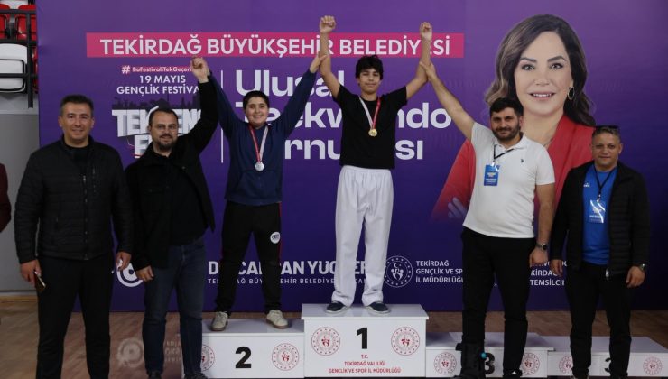TEKİRDAĞ’DA TAEKWONDO HEYECANI TEKGENÇFEST’LE TAÇLANDI