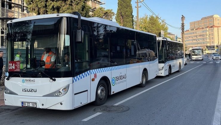 Tekirdağ’da Toplu Ulaşıma Zam