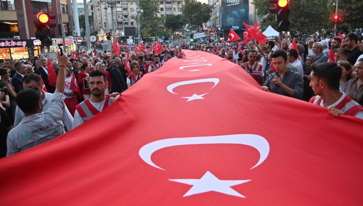 Tekirdağ, 15 Temmuz’un Yıl Dönümünde Tek Yürek Oldu
