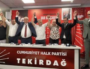 CHP Tekirdağ’da Yeni Yönetim Göreve Başladı