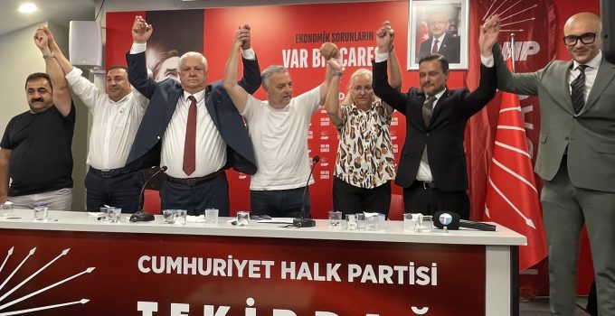 CHP Tekirdağ’da Yeni Yönetim Göreve Başladı