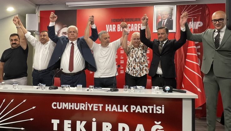 CHP Tekirdağ’da Yeni Yönetim Göreve Başladı