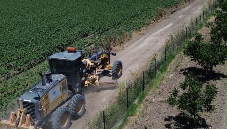 286 Kırsal Mahallede Tarla Yolları Yenilendi