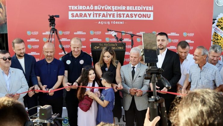 Saray’a Modern İtfaiye İstasyonu Açıldı