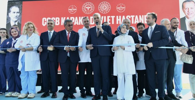 ÇOSB Kapaklı Devlet Hastanesi Resmen Açıldı