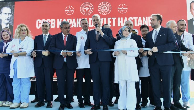 ÇOSB Kapaklı Devlet Hastanesi Resmen Açıldı