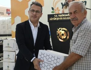 Büyükşehir’den Tekirdağlı Arıcılara 186 Tonluk Destek