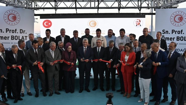 Tekirdağ Tarım Fuarı, Bakan Ömer Bolat’ın Katılımıyla Açıldı