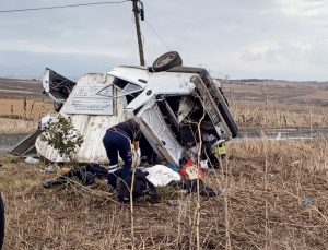Tekirdağ-Muratlı Yolunda Kaza: 1 Ölü, 3 Yaralı