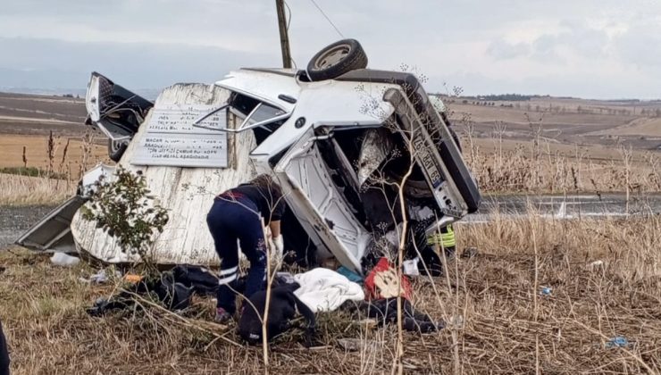 Tekirdağ-Muratlı Yolunda Kaza: 1 Ölü, 3 Yaralı